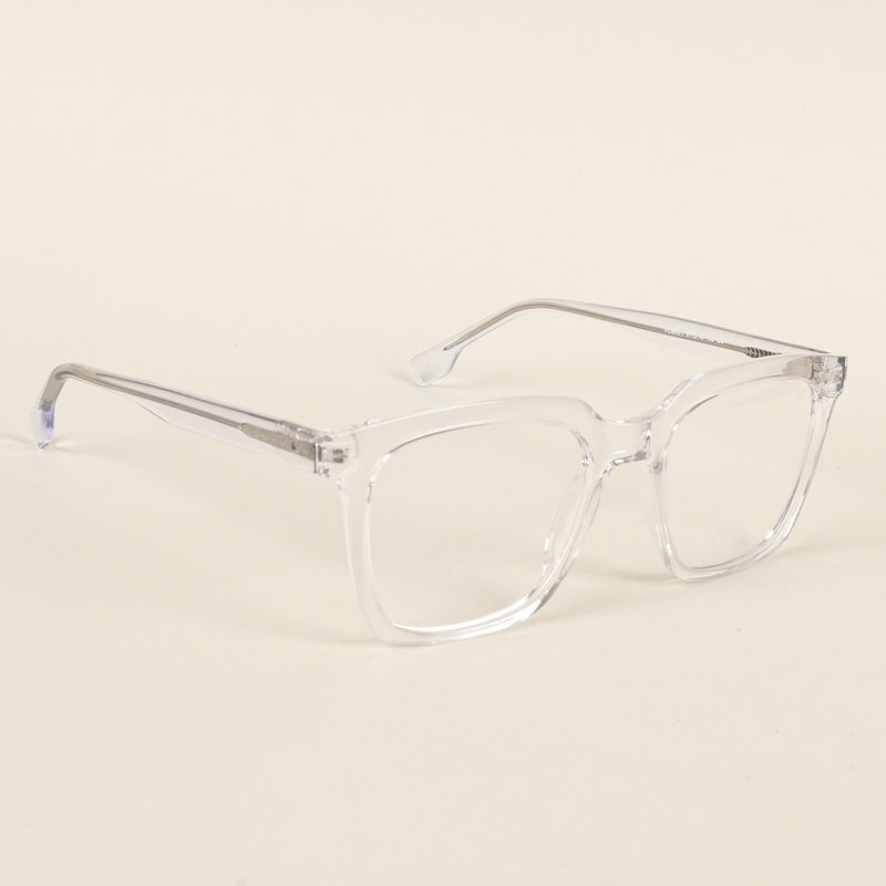 Voyage Transparent Square Eyeglasses for Men & Women (VO8001MG4888-C3)