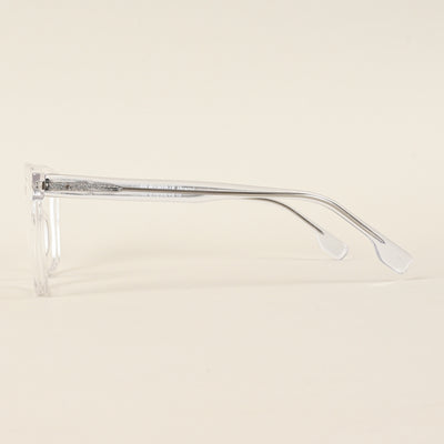 Voyage Transparent Square Eyeglasses for Men & Women (VO8001MG4888-C3)