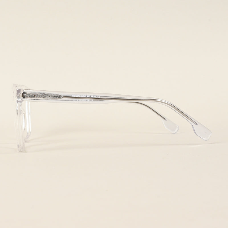 Voyage Transparent Square Eyeglasses for Men & Women (VO8001MG4888-C3)