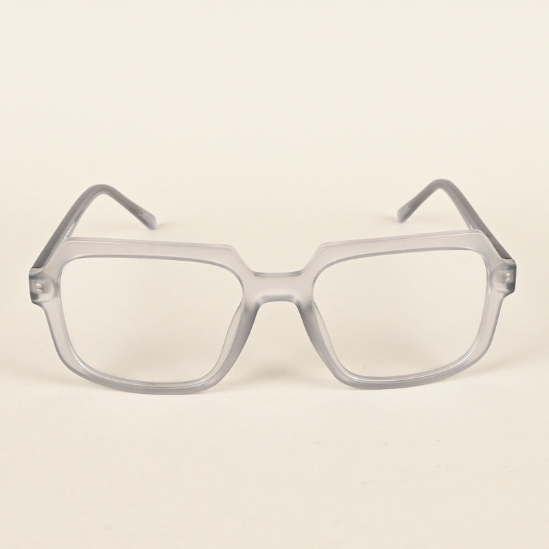 Voyage Transparent Grey Square Eyeglasses for Men & Women (VO8004MG4902-C2)