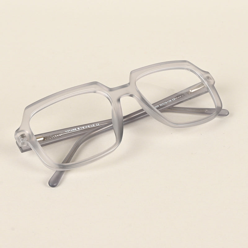 Voyage Transparent Grey Square Eyeglasses for Men & Women (VO8004MG4902-C2)
