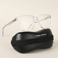 Voyage Transparent Square Eyeglasses for Men & Women (VO8001MG4888-C3)