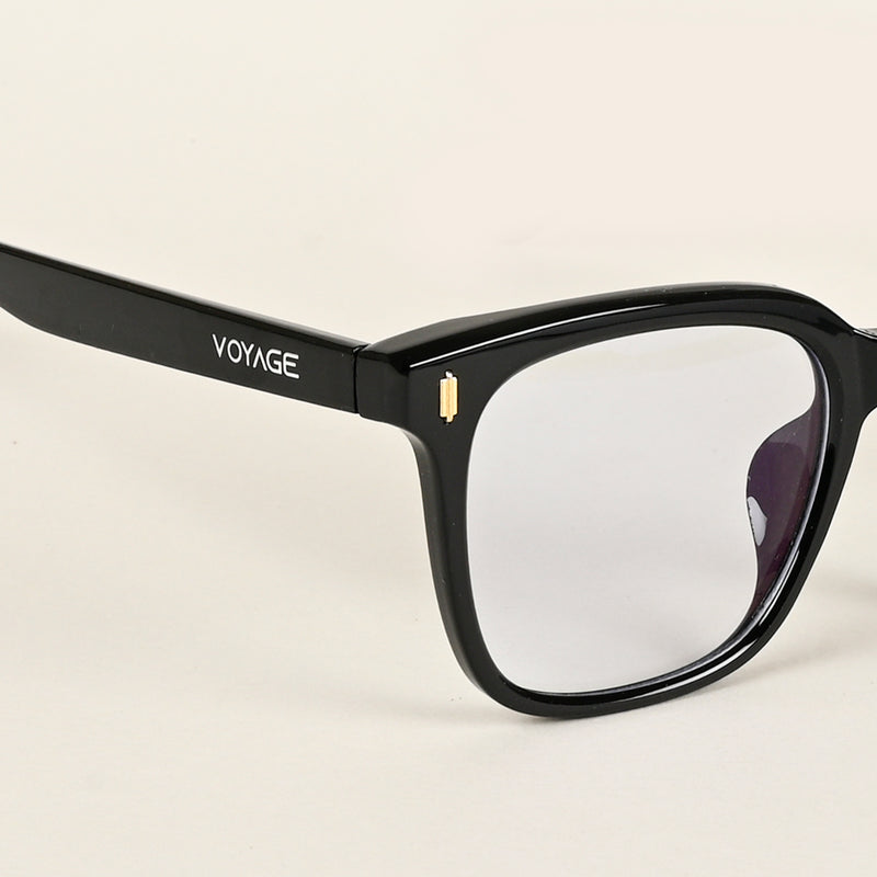 Voyage Air Shine Black Square Eyeglasses for Men & Women (TR86013MG4849-C1)