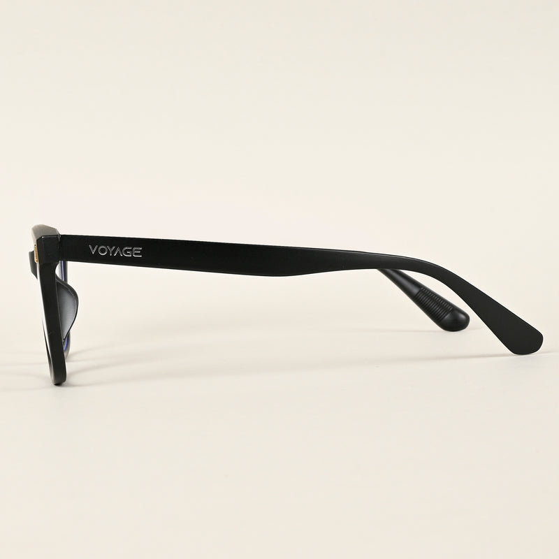 Voyage Air Matt Black Square Eyeglasses for Men & Women (TR86013MG4850-C2)