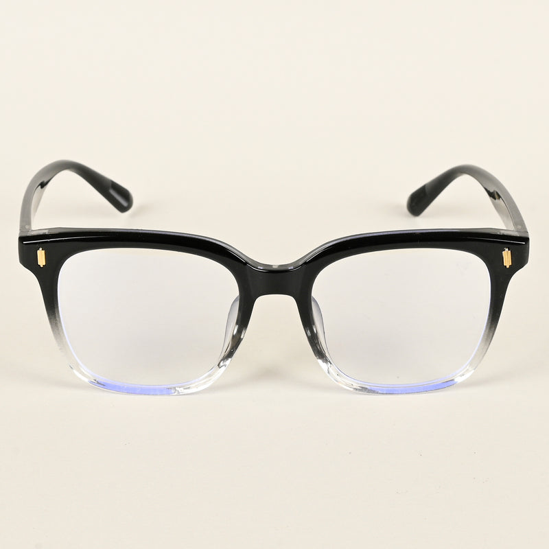 Voyage Air Black & Transparent Square Eyeglasses for Men & Women (TR86013MG4853-C4)