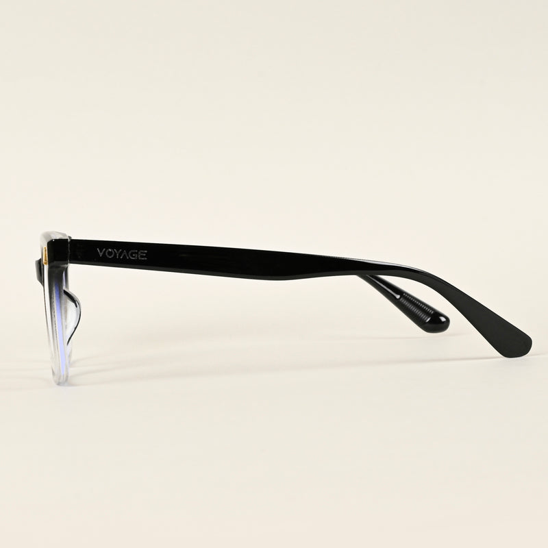 Voyage Air Black & Transparent Square Eyeglasses for Men & Women (TR86013MG4853-C4)