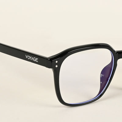 Voyage Air Shine Black Square Eyeglasses for Men & Women (TR8588MG4866-C1)