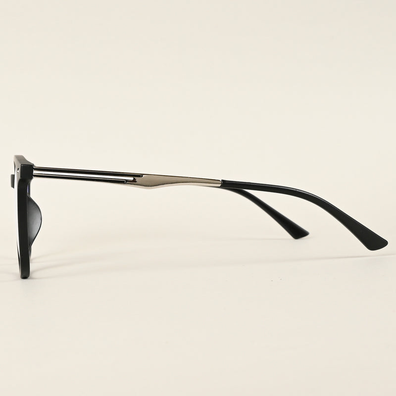 Voyage Matt Black Square Eyeglasses for Men & Women (TR83041MG4841-C2)