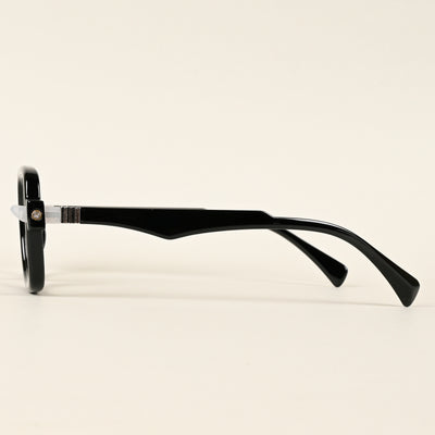 Voyage Goat Shine Black Square Eyeglasses for Men & Women (23002MG4881-C1)