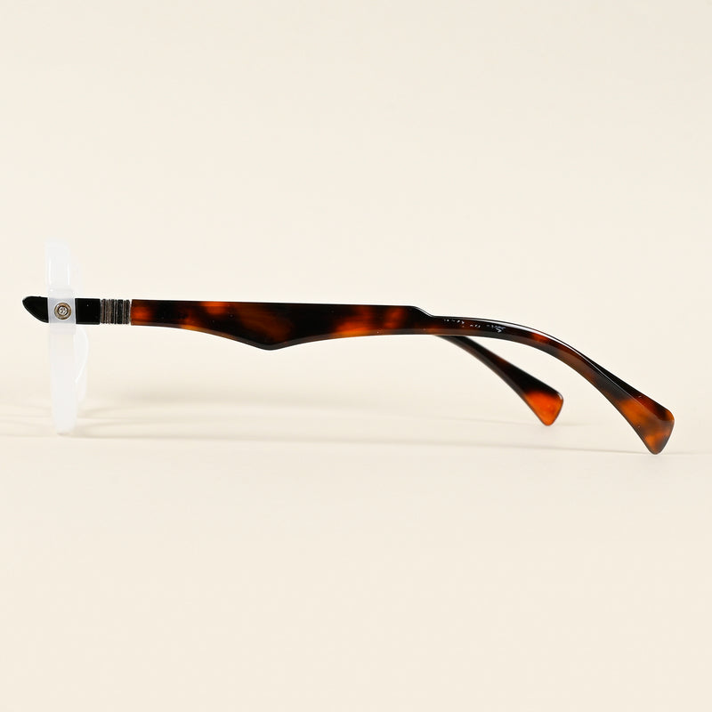 Voyage Goat Matt Transparent Square Eyeglasses for Men & Women (23002MG4883-C3)
