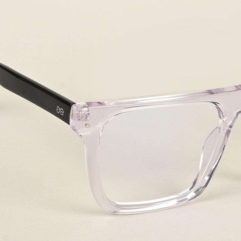 Goeye Transparent Square Acetate Eyeglasses for Men & Women (189GE1702-C2)