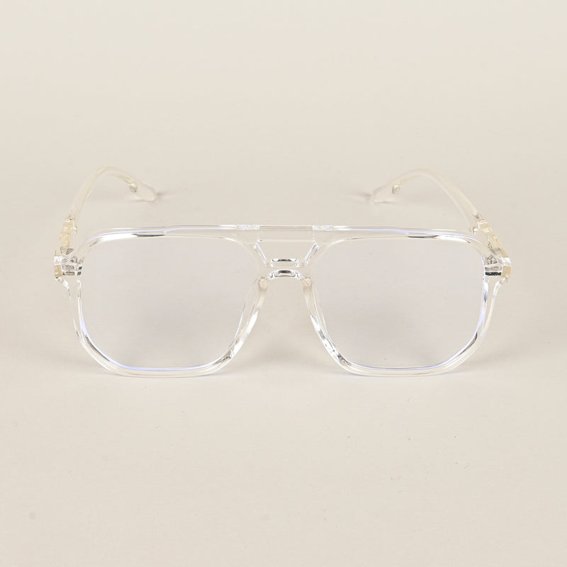 Voyage Maverick Transparent Wayfarer Eyeglasses for Men & Women (7016MG5004-C2)
