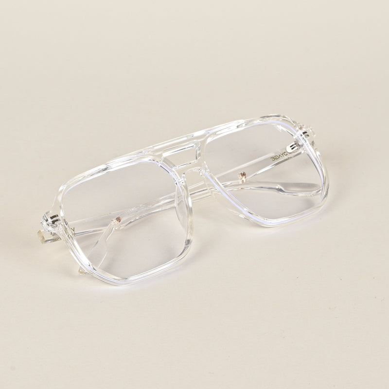 Voyage Maverick Transparent Wayfarer Eyeglasses for Men & Women (7016MG5004-C2)