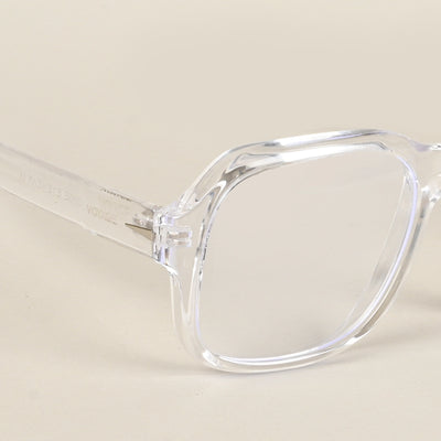 Voyage Transparent Square Eyeglasses for Men & Women (7015MG4993-C2)