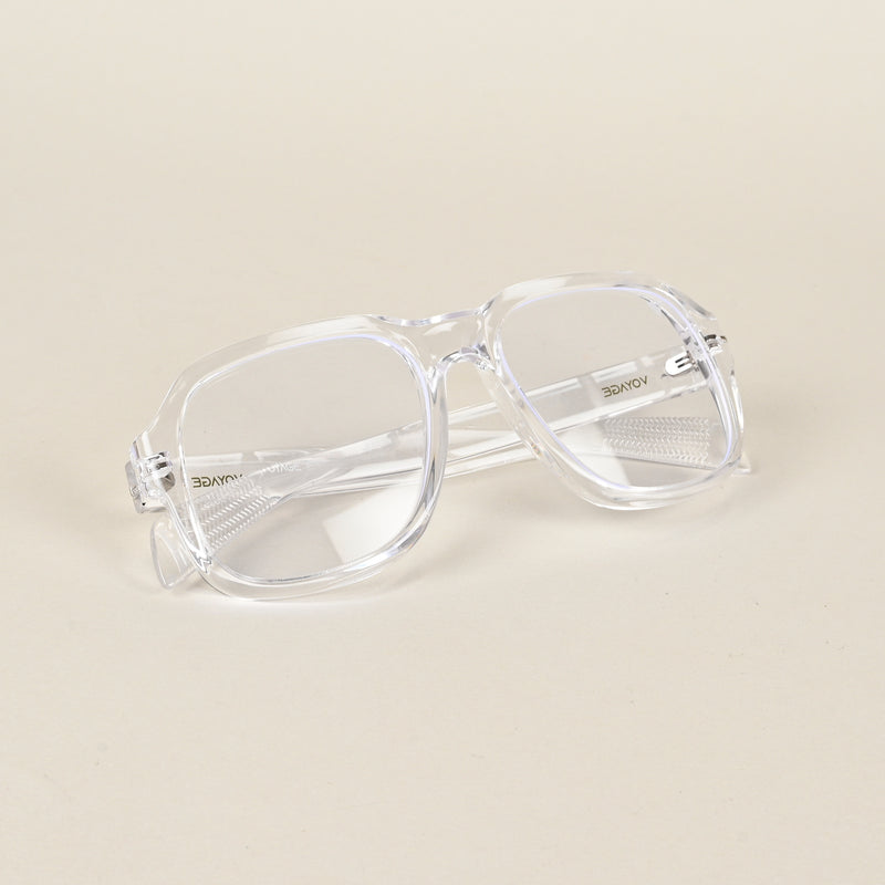 Voyage Transparent Square Eyeglasses for Men & Women (7015MG4993-C2)