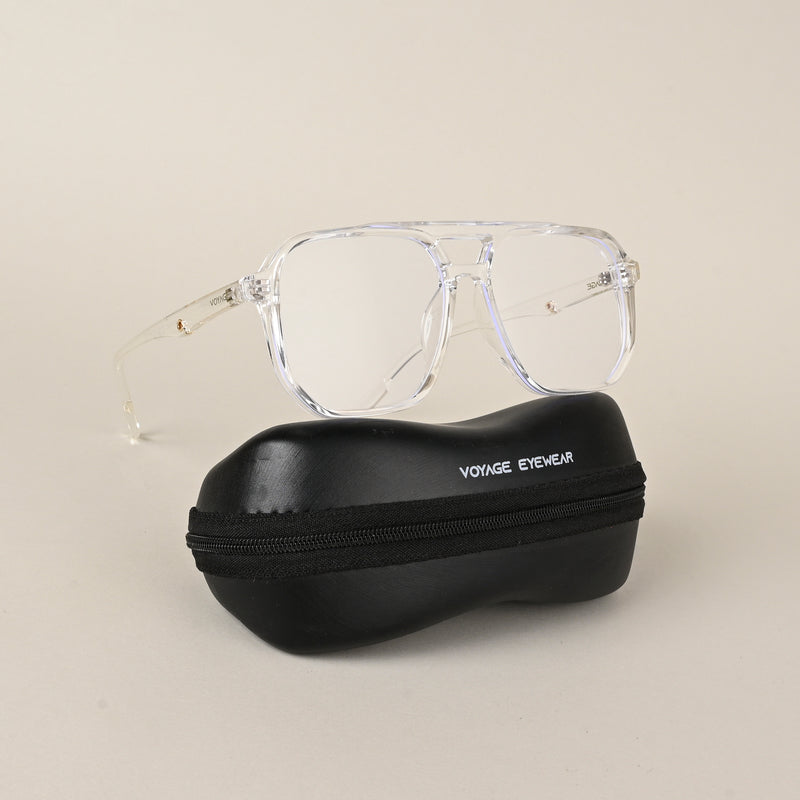 Voyage Maverick Transparent Wayfarer Eyeglasses for Men & Women (7016MG5004-C2)