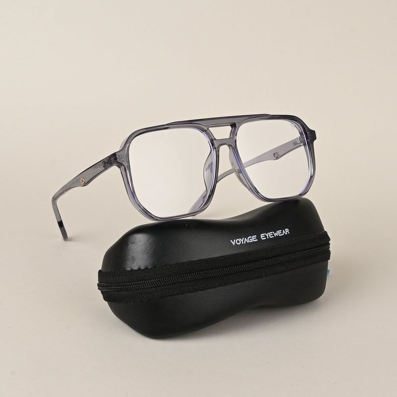 Voyage Maverick Transparent Light purple Wayfarer Eyeglasses for Men & Women (7016MG5008-C6)