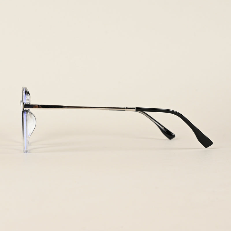 Voyage Black & Clear Square Eyeglasses for Men & Women (TR83054MG4969-C4)