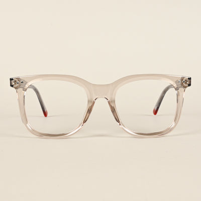 Goeye Light Grey Round Eyeglasses for Men & Women (XY31020GE1633-C10)