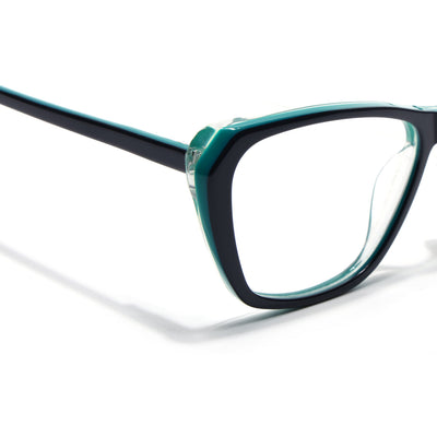 Voyage Glaze Green Cateye Eyeglasses for Women (FPK26002FMG8100)