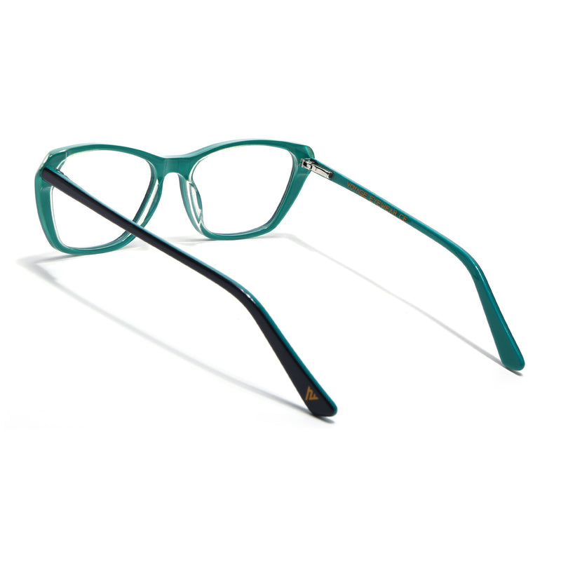 Voyage Glaze Green Cateye Eyeglasses for Women (FPK26002FMG8100)