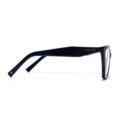 Voyage Glaze Blue Cateye Eyeglasses for Women (FPK26004FMG8144)