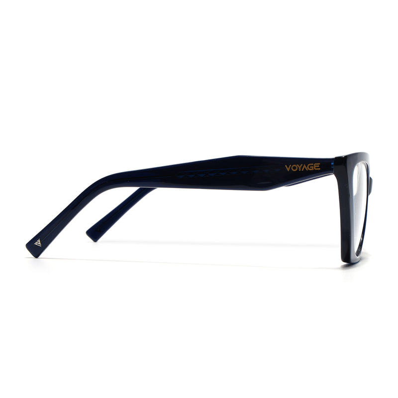 Voyage Glaze Blue Cateye Eyeglasses for Women (FPK26004FMG8144)