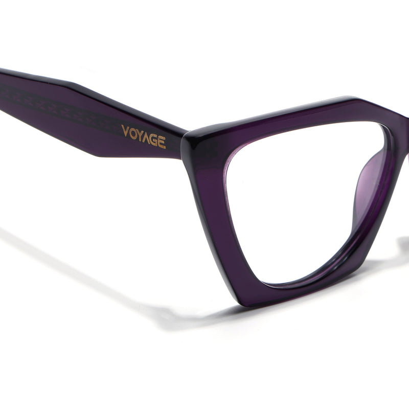 Voyage Glaze Purple Cateye Eyeglasses for Women (FPK26004FMG8145)