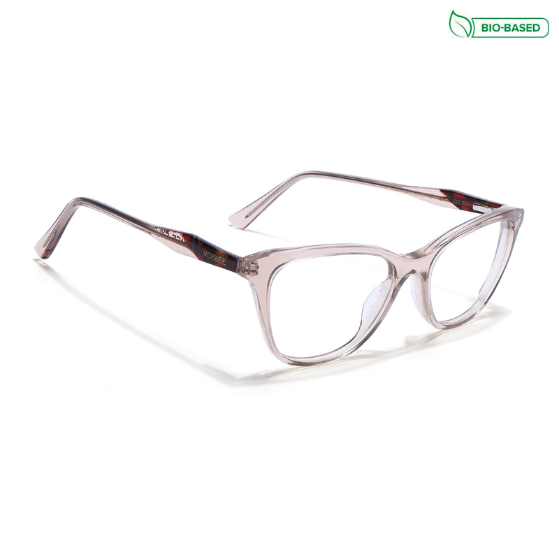 Voyage Glaze Brown Cateye Eyeglasses for Women (FPK26005FMG8085)