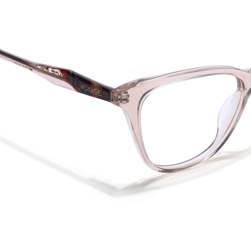 Voyage Glaze Brown Cateye Eyeglasses for Women (FPK26005FMG8085)