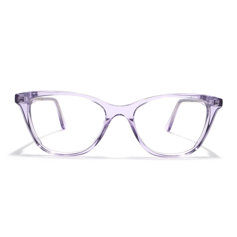 Voyage Glaze Purple Cateye Eyeglasses for Women (FPK26005FMG8086)