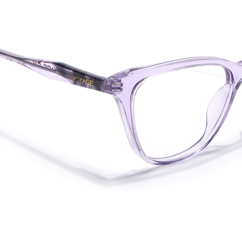 Voyage Glaze Purple Cateye Eyeglasses for Women (FPK26005FMG8086)