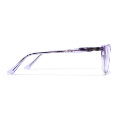 Voyage Glaze Purple Cateye Eyeglasses for Men & Women (FPK26005FMG8086)