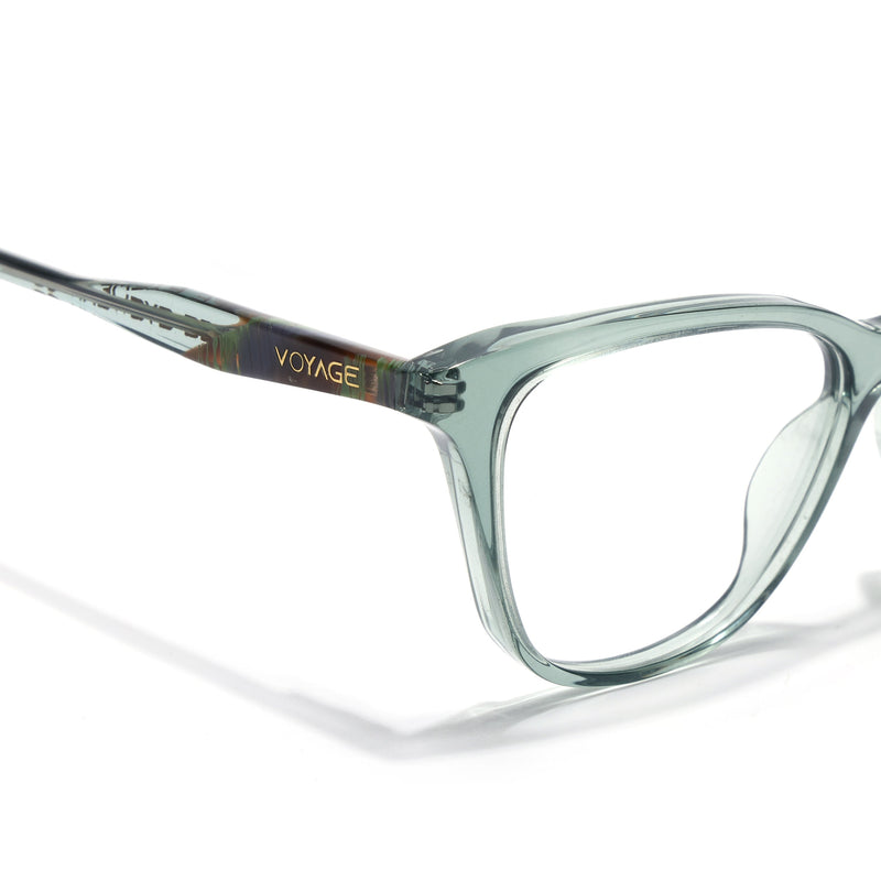 Voyage Glaze Green Cateye Eyeglasses for Women (FPK26005FMG8087)