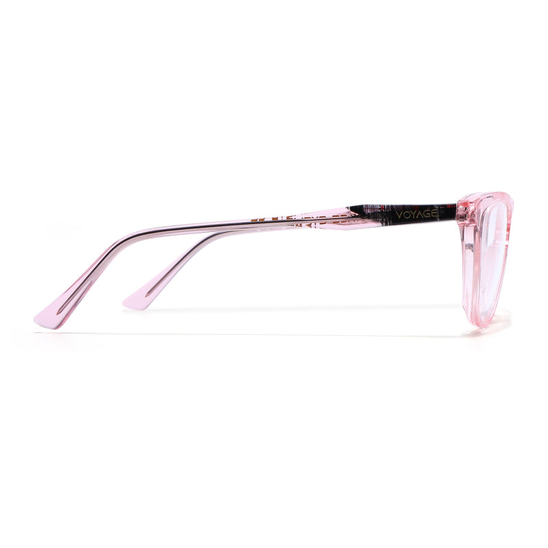 Voyage Glaze Pink Cateye Eyeglasses for Women (FPK26005FMG8088)