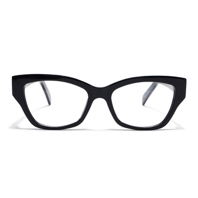 Voyage Glaze Black Cateye Eyeglasses for Women (FPK26006FMG8129)