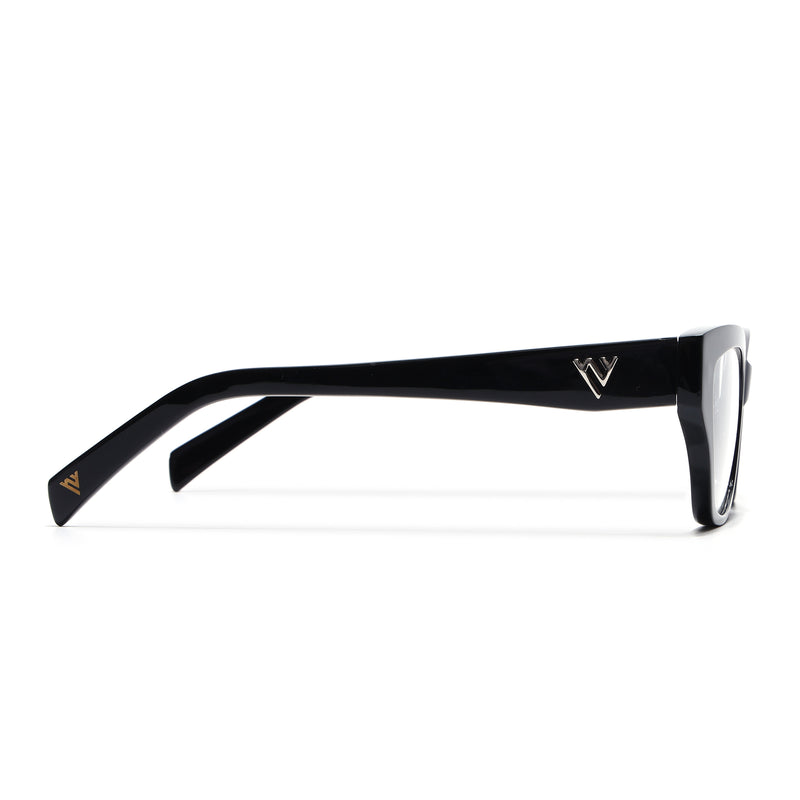 Voyage Glaze Black Cateye Eyeglasses for Women (FPK26006FMG8129)