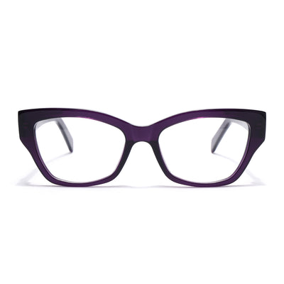 Voyage Glaze Purple Cateye Eyeglasses for Women (FPK26006FMG8131)