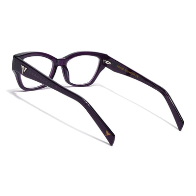 Voyage Glaze Purple Cateye Eyeglasses for Women (FPK26006FMG8131)