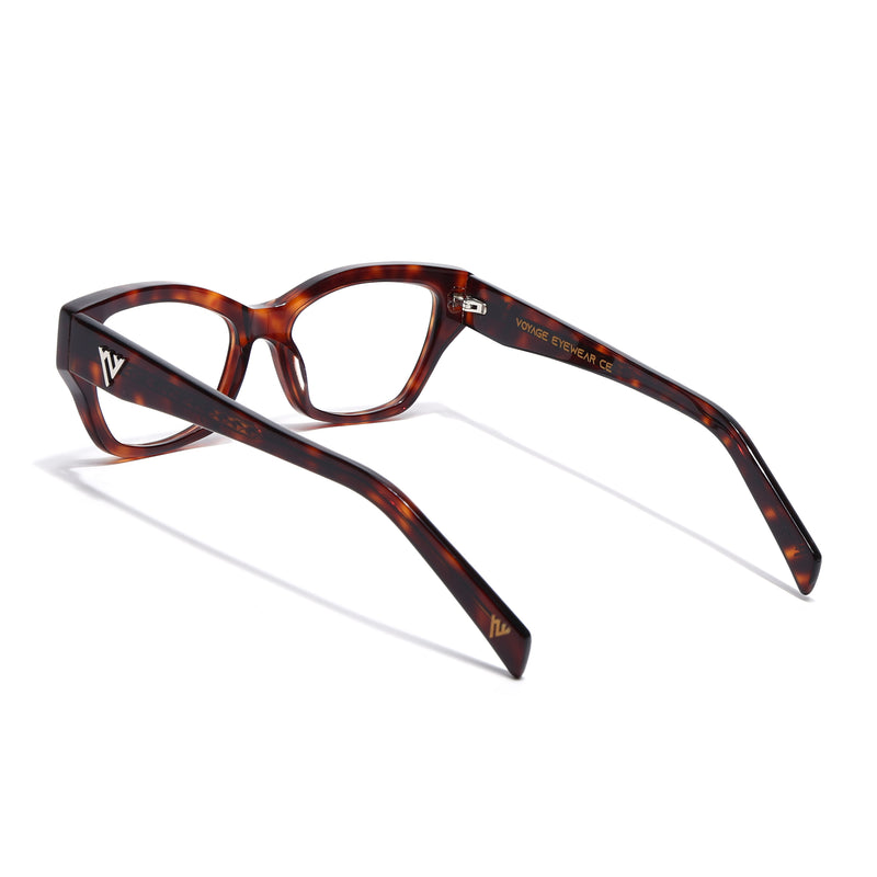 Voyage Glaze Demi Brown Cateye Eyeglasses for Women (FPK26006FMG8133)