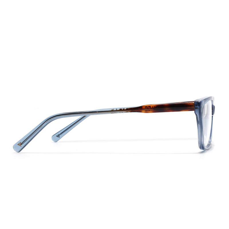 Voyage Glaze Blue Cateye Eyeglasses for Women (FPK26007FMG8105)