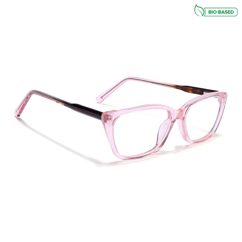 Voyage Glaze Pink Cateye Eyeglasses for Women (FPK26007FMG8106)