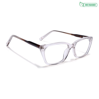 Voyage Glaze Brown Cateye Eyeglasses for Women (FPK26007FMG8107)