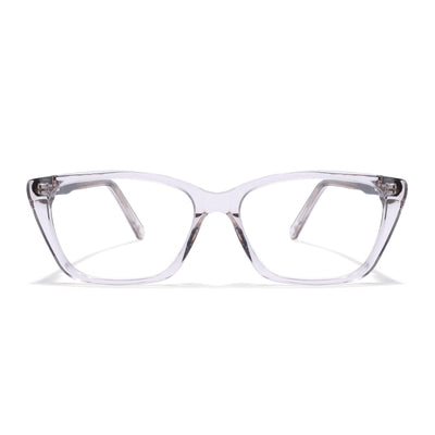 Voyage Glaze Brown Cateye Eyeglasses for Women (FPK26007FMG8107)