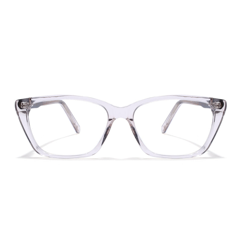 Voyage Glaze Brown Cateye Eyeglasses for Women (FPK26007FMG8107)