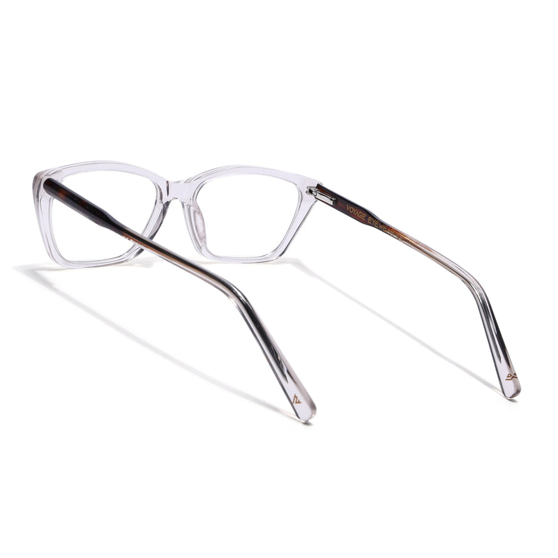 Voyage Glaze Brown Cateye Eyeglasses for Women (FPK26007FMG8107)