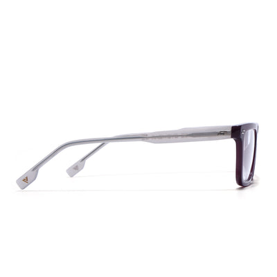 Voyage Glaze Purple Rectangle Eyeglasses for Men & Women (FPK26008FMG8110)