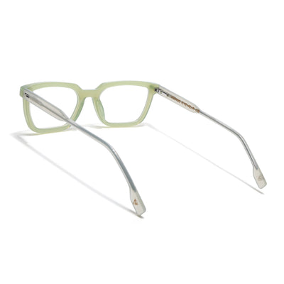 Voyage Glaze Green Rectangle Eyeglasses for Men & Women (FPK26008FMG8111)