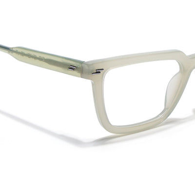 Voyage Glaze Light Green Rectangle Eyeglasses for Men & Women (FPK26008FMG8112)