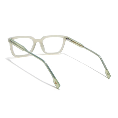 Voyage Glaze Light Green Rectangle Eyeglasses for Men & Women (FPK26008FMG8112)
